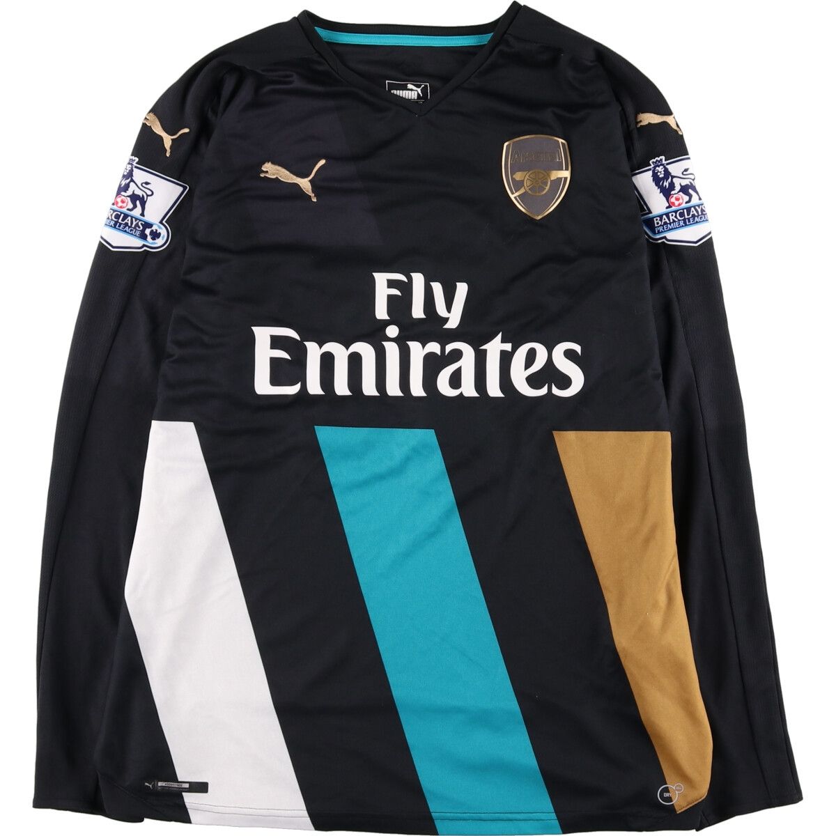 古着 プーマ PUMA PREMIER LEAGE プレミアリーグ ARSENAL FC アーセナル FC Vネック サッカーユニフォーム ゲームシャツ/eaa469374