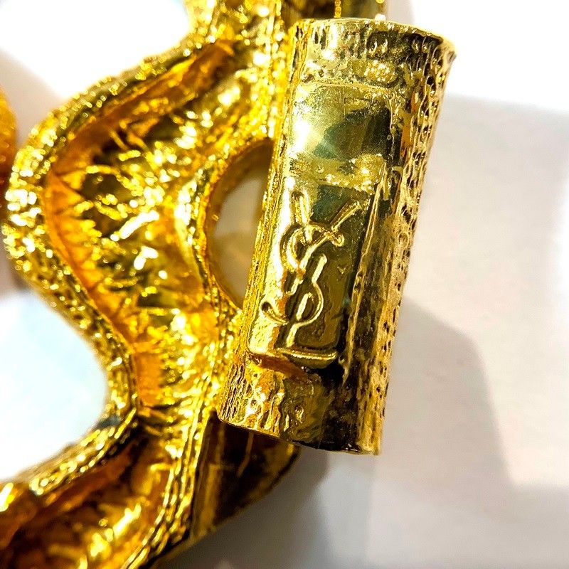 イヴサンローラン( YVES SAINT LAURENT)YSL 波模様バングル 腕輪