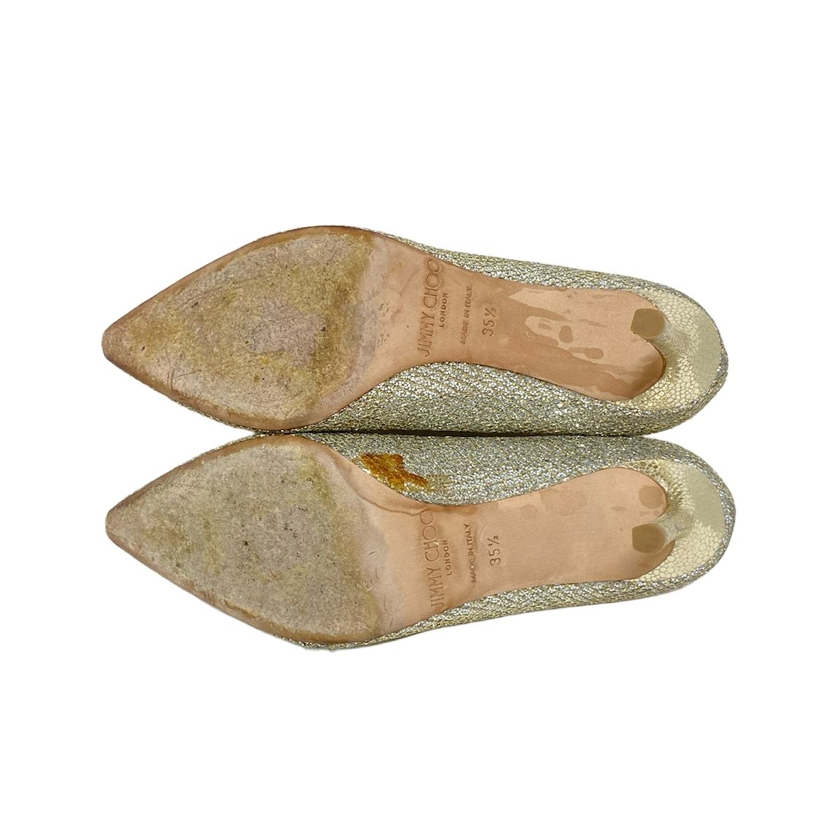 【美品】ジミーチュウ JIMMY CHOO パイソン　パンプス 36 シルバー JIMMY CHOO(ジミーチュウ) パンプス 35 1/2 レディース