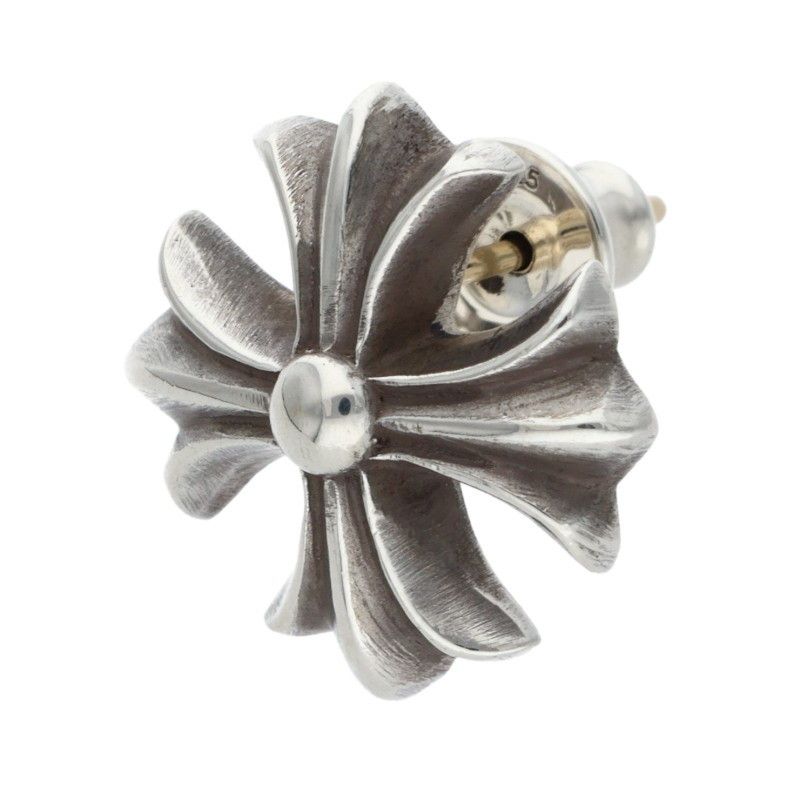 クロムハーツ LRG CH PLS ラージCHプラススタッド シルバーピアス メンズ