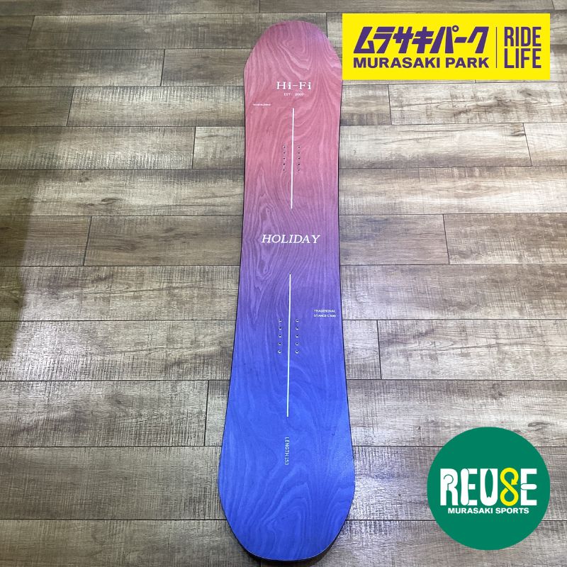 新古スノーボード HOLIDAY HI-FI 153cm 2025-24 試乗機