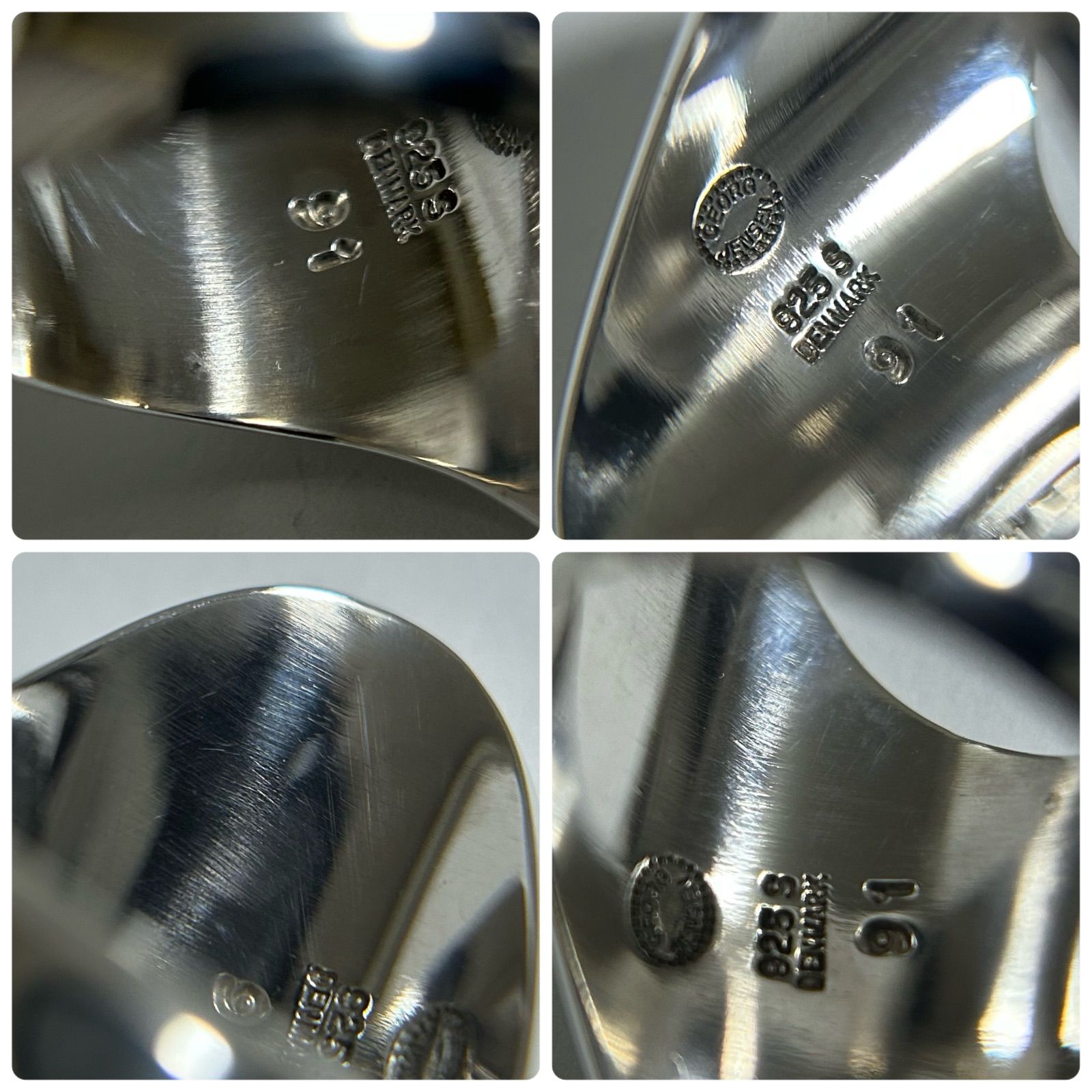 ジョージジェンセン リング 指輪 91 ヴィンテージ AG925 約14.5号 