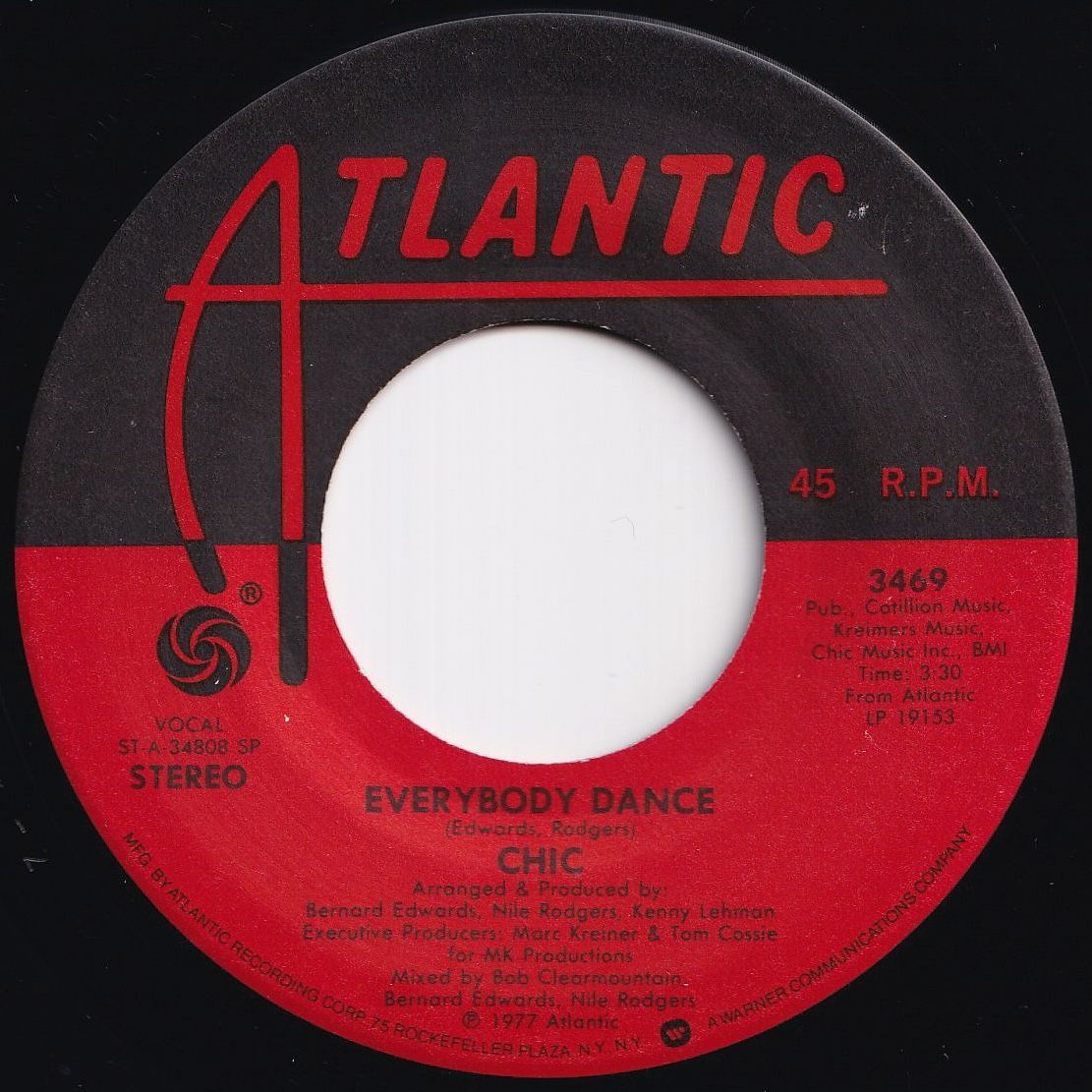 Chic Everybody Dance / You Can Get By Atlantic US 3469