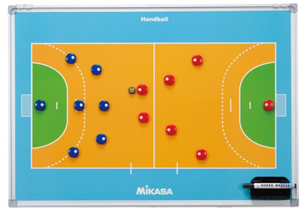 ミカサ MIKASA ハンドボール特大作戦盤 ブラック メンズ レディース 作戦ボード 部活 クラブ 試合 ホワイトボード 授業 学校体育用品 マーカーペン アクセサリー マグネット SBHXLB ブラック