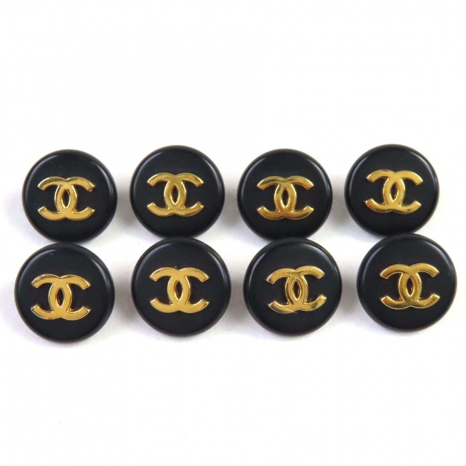 美品△CHANEL シャネル ココマークボタン ココボタン 8個セット