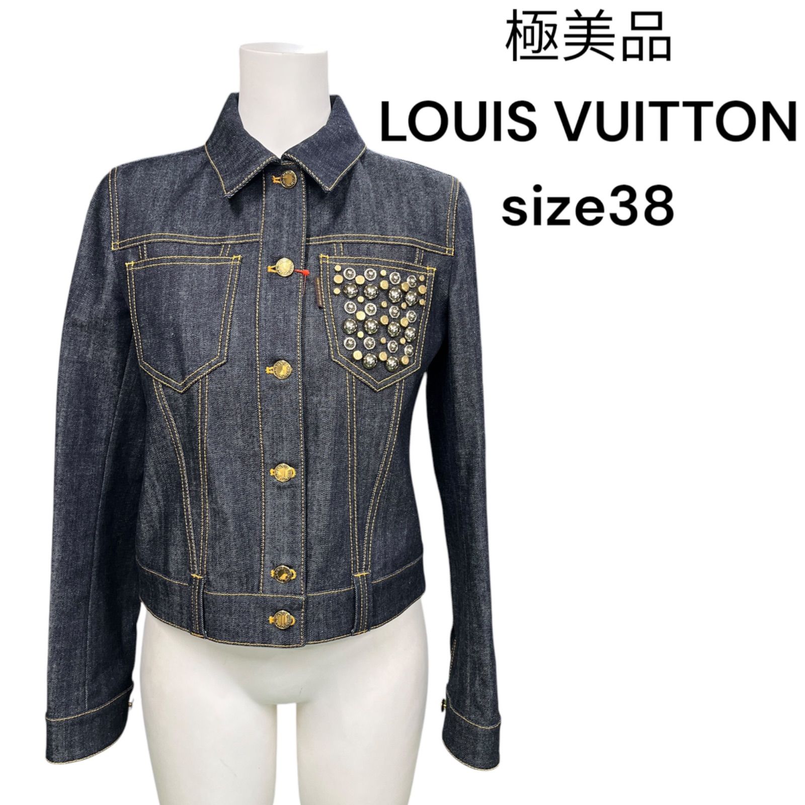 ○極美品 ルイヴィトン LOUIS VUITTON Gジャン 一杯のロゴ
