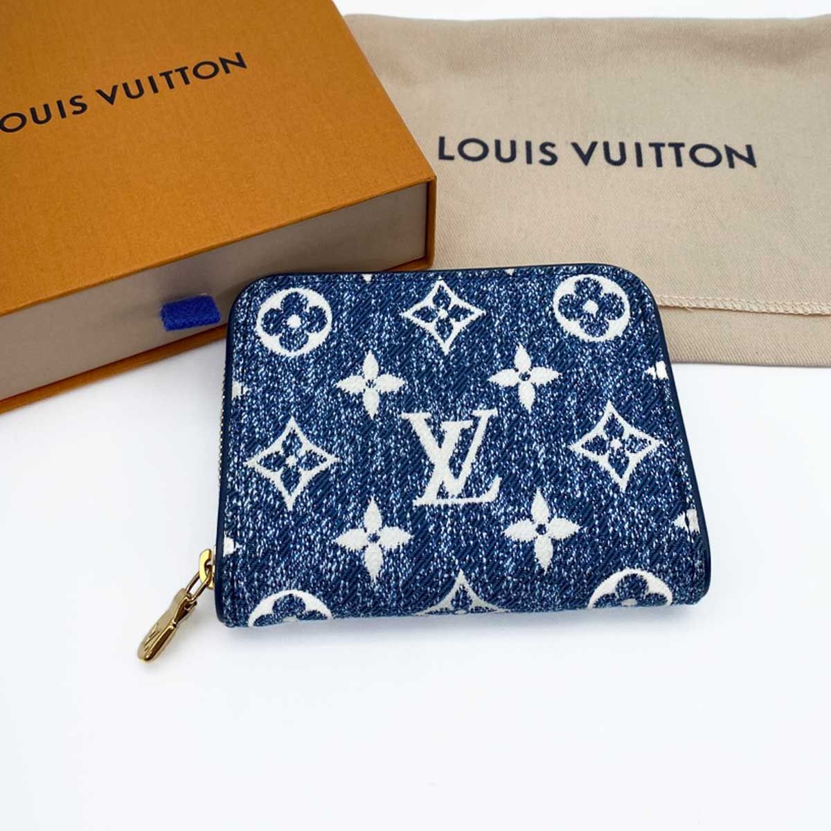 Louis Vuitton ジッピー・コインパース 財布 M81185 デニム 9237 ルイヴィトン)M81185 ジッピー・コインパース (Louis Vuitton