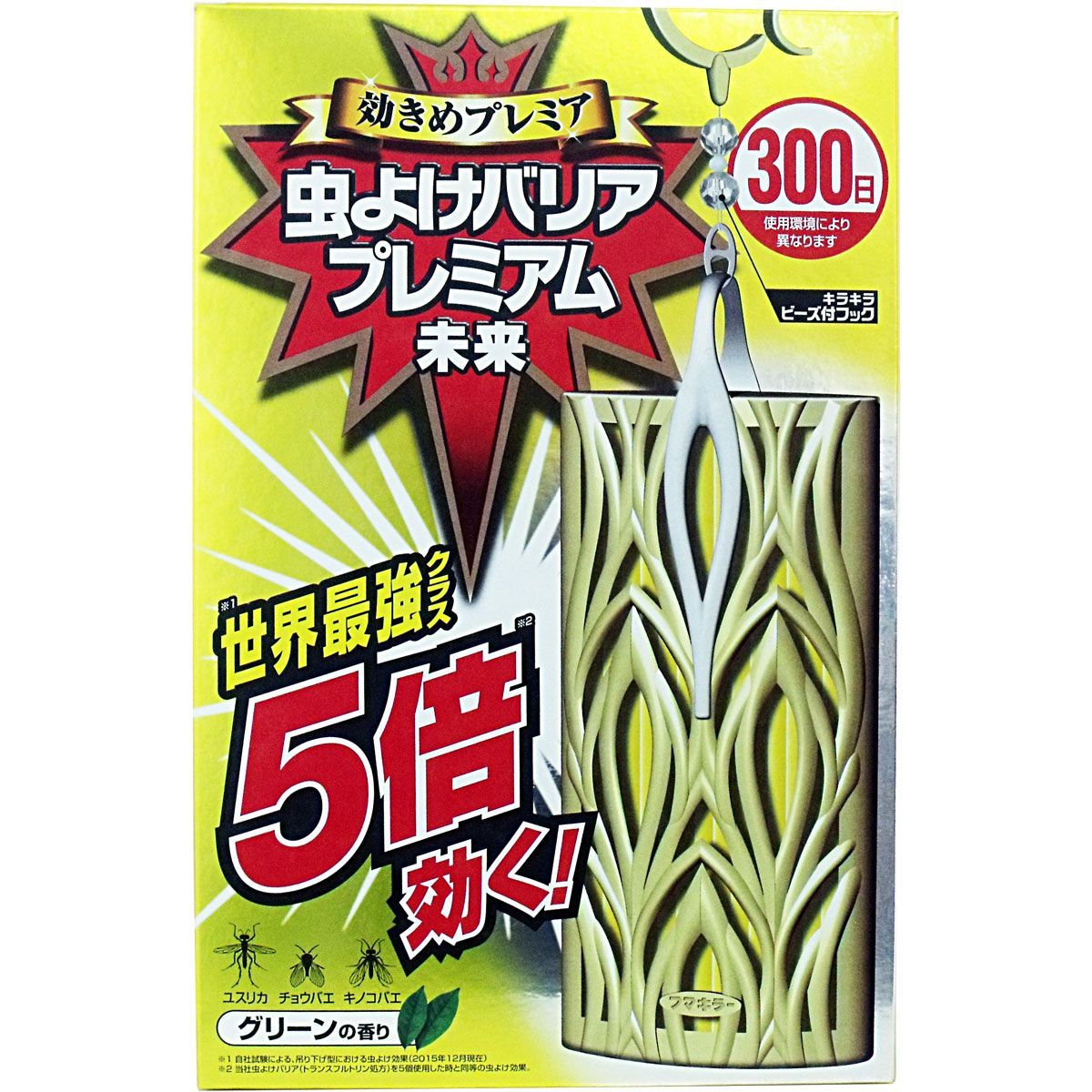 6セット 虫よけバリア 未来 ３００日 １個入