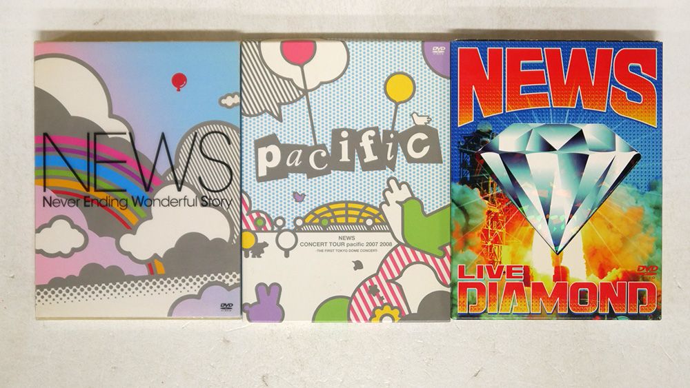 NEWS DVD まとめ売り NEWS LIVE DVD 5点セット Pacific DIAMOND 等 - メルカリ