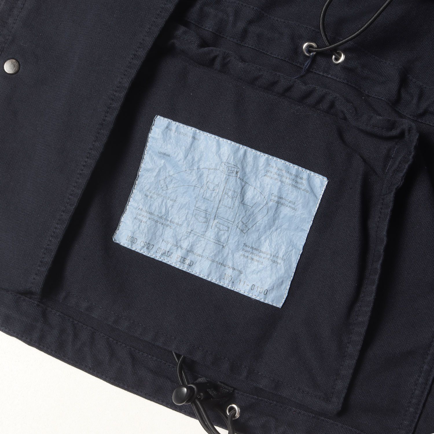 ASPESI アスペジ ジャケット ネイビー 紺 サイズ:XS | 取り外し