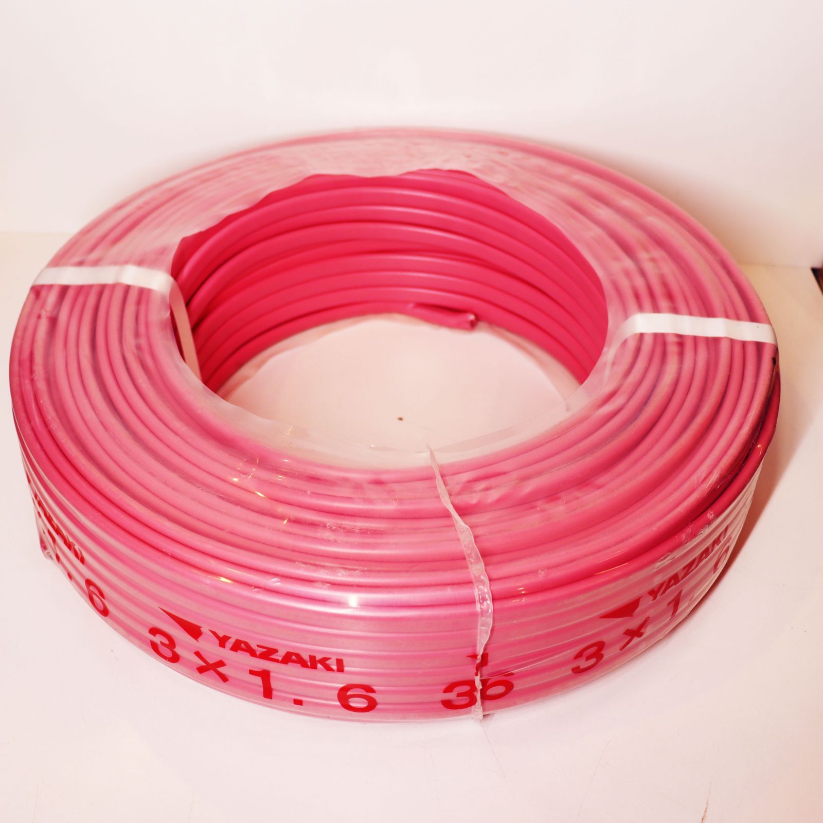 XY316C》矢崎電線 VVF 3×1.6㎜ （赤）黒白赤 電線 建築資材 電気