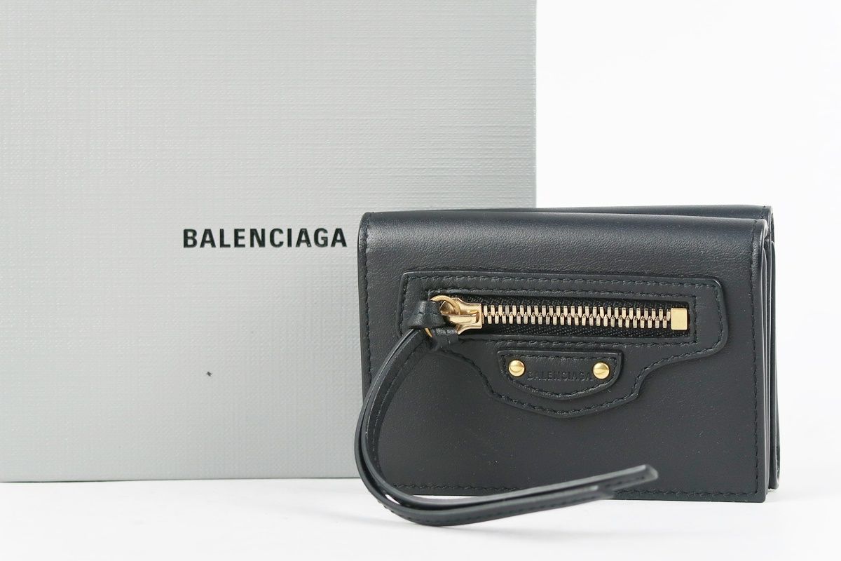 新品同様・未使用】BALENCIAGA バレンシアガ ミニウォレット 