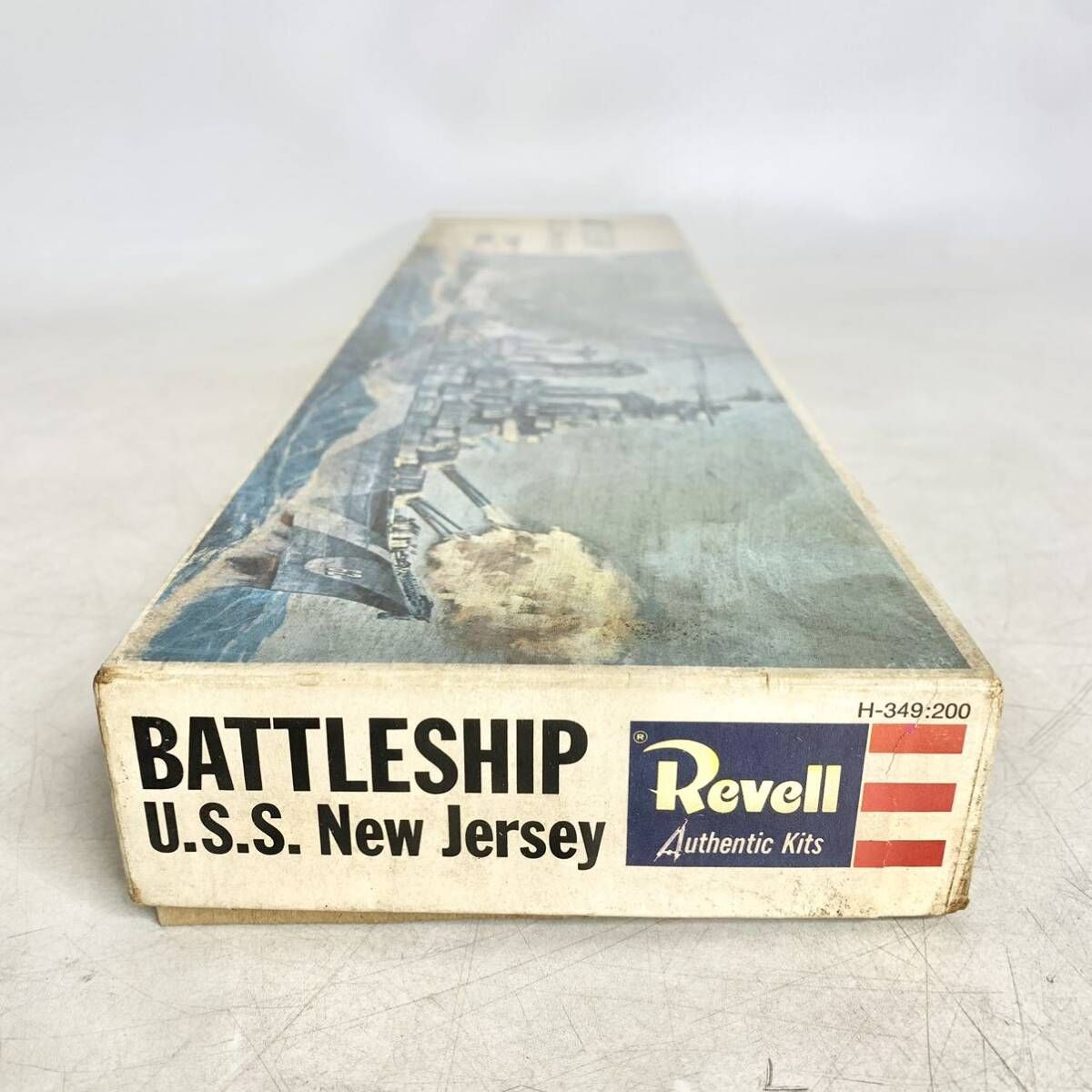 未組立 Revell レベル ニュージャージー BATTLESHIP U.S.S. New Jersey プラモデル H-349 現状品