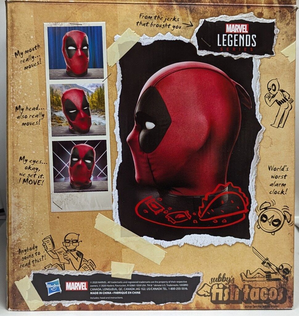 HASBRO MARVEL LEGENDS SERIES DEADPOOL S HEAD