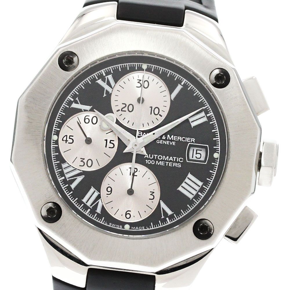 ボーム＆メルシェ Baume u0026 Mercier 65541 リビエラ デイト クロノグラフ 自動巻き メンズ_863631