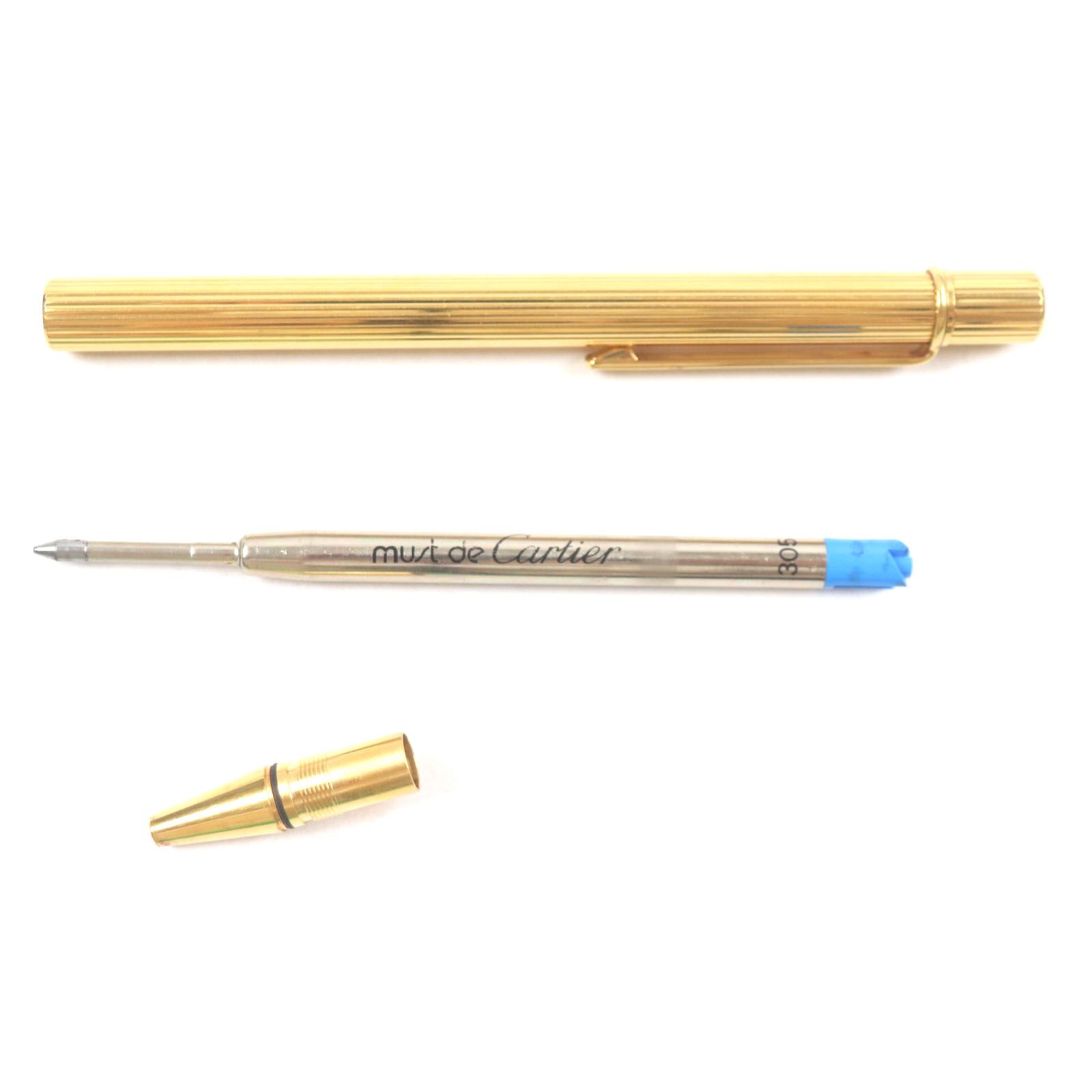 Cartier マスト ドゥ カルティエ ボールペン ツイスト式 楽天市場】美品○Cartier カルティエ マストドゥ ノック式