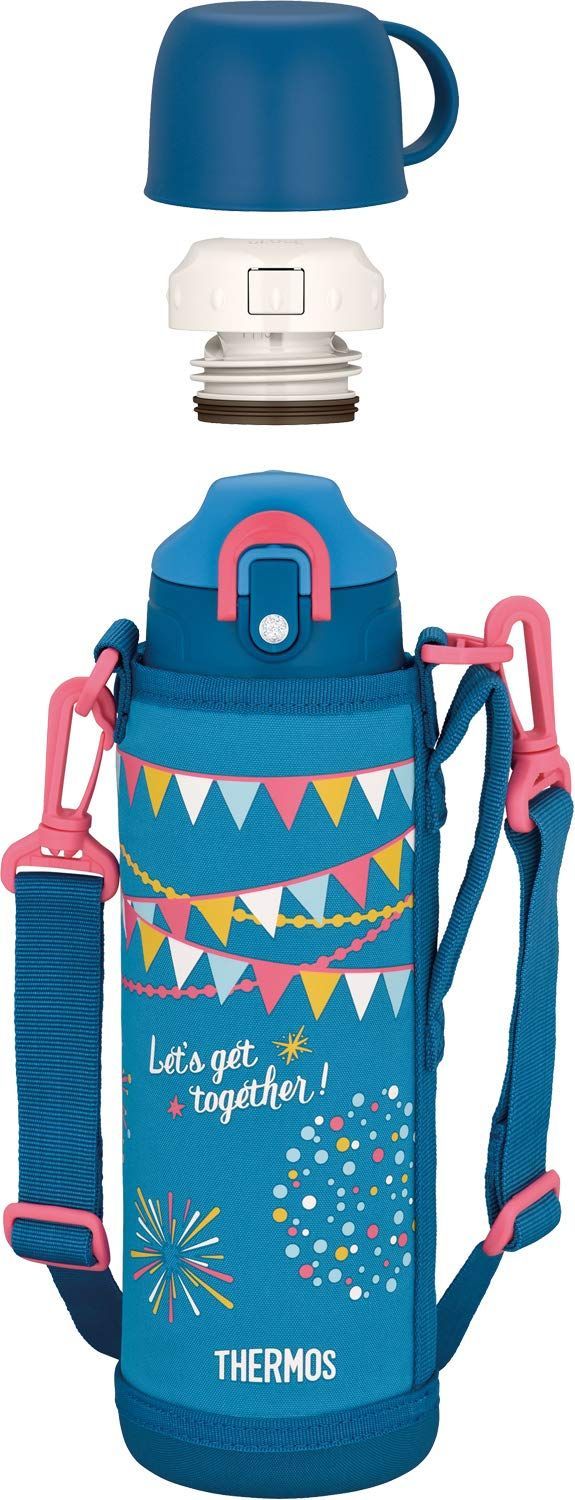 Size 1000 ml_Color ブルーフラッグ サーモス 水筒 真空断熱2ウェイボトル 1.0L 1.03L ブルーフラッグ FHO-1001WF BL-F