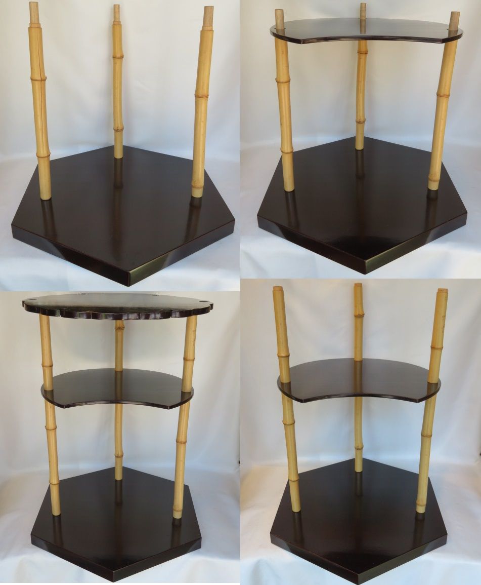 二月の特売品）東京指物師 渡辺可映作 江戸千家八代一元斎好写