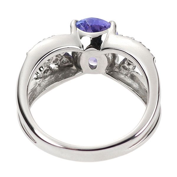 Pt900 タンザナイト ダイヤモンド リング 1.85 D0.37ct - メルカリ