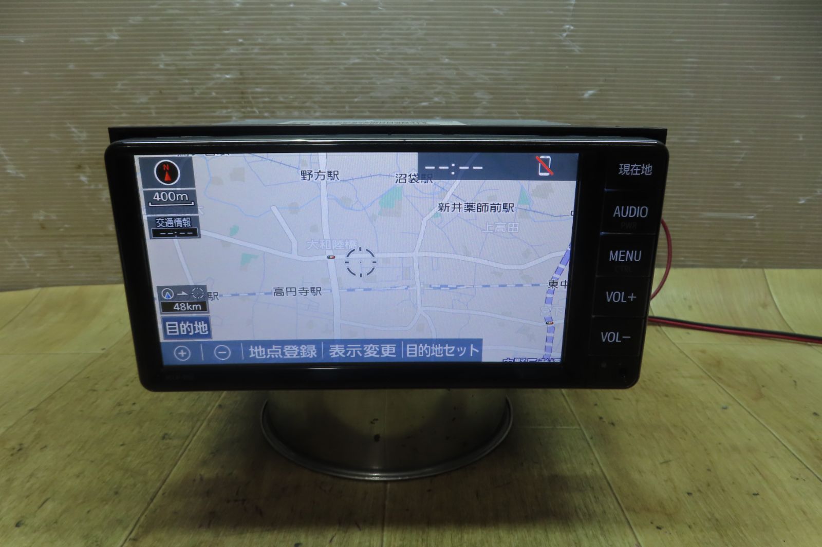 地図2018年 F4309|トヨタ純正 NSCN-W68 SDナビ 地デジTVワンセグ内蔵 Bluetooth内蔵 CD再生OK 本体のみ