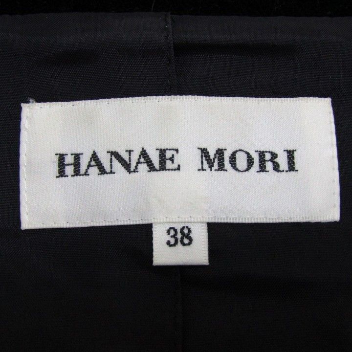 未使用 森英恵 ブラック ベロアジャケット 38サイズ 未使用 森英恵