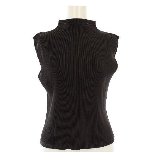 イッセイミヤケプリーツプリーズ ハイネックノースリーブシャツ PP33JK281