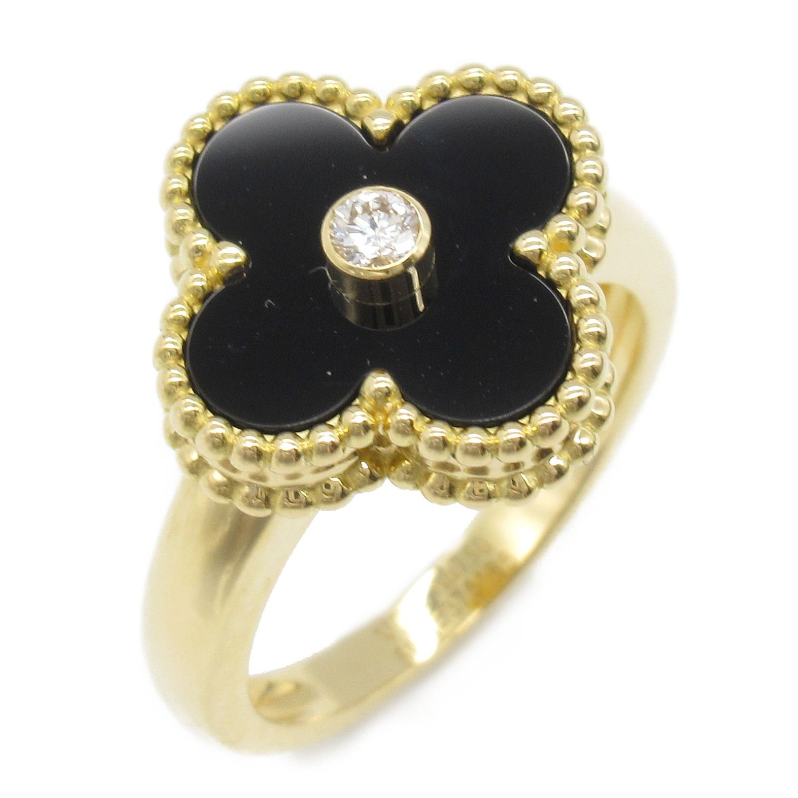Van Cleef - Arpels ヴァンクリーフ＆アーペル ヴィンテージアルハンブラ リング オニキス 1PD リング 指輪