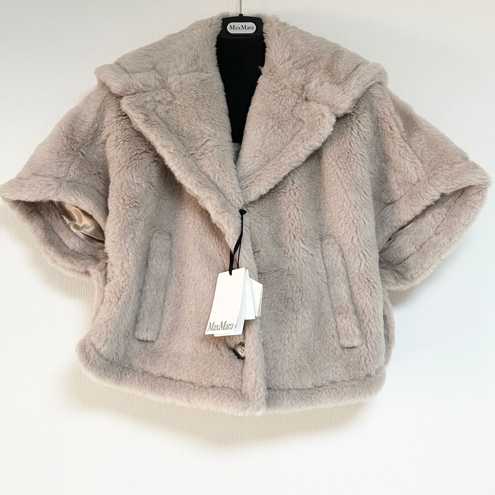 MAX MARA*Teddy CAMBUSAショート ケープ ジャケット コート | www