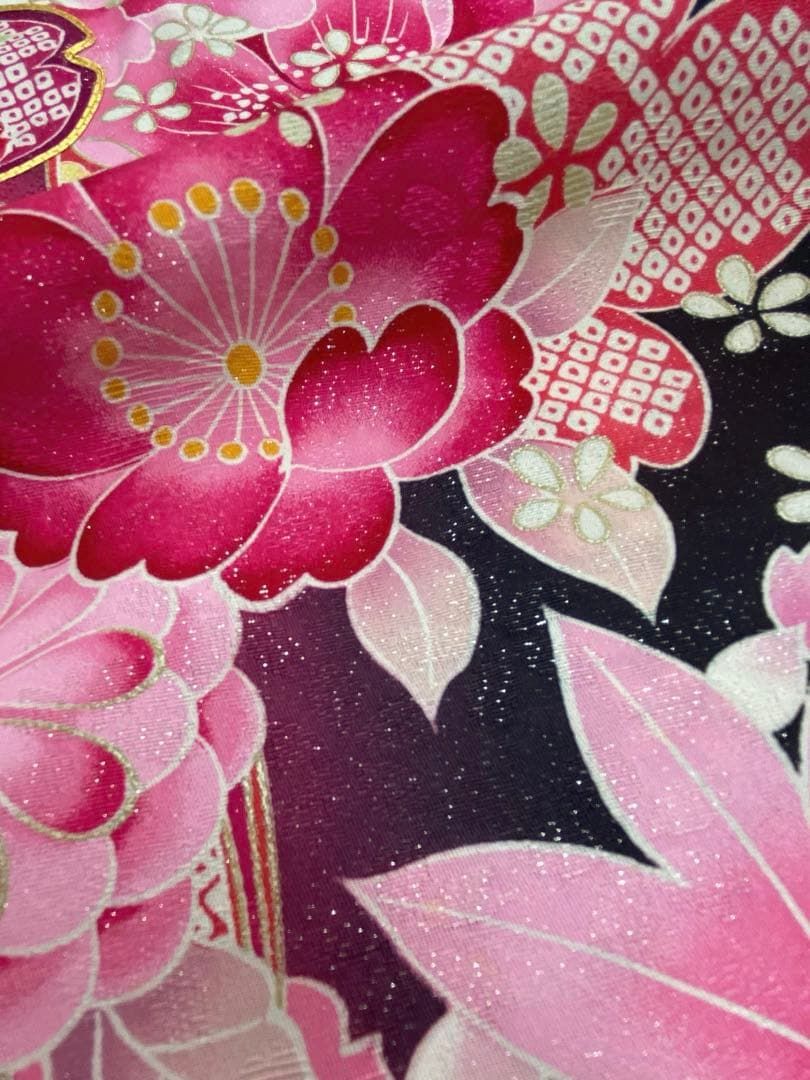 振袖 豪華 金駒 銀通し 刺繍 身丈155cm 撥水加工済 振袖 豪華 銀