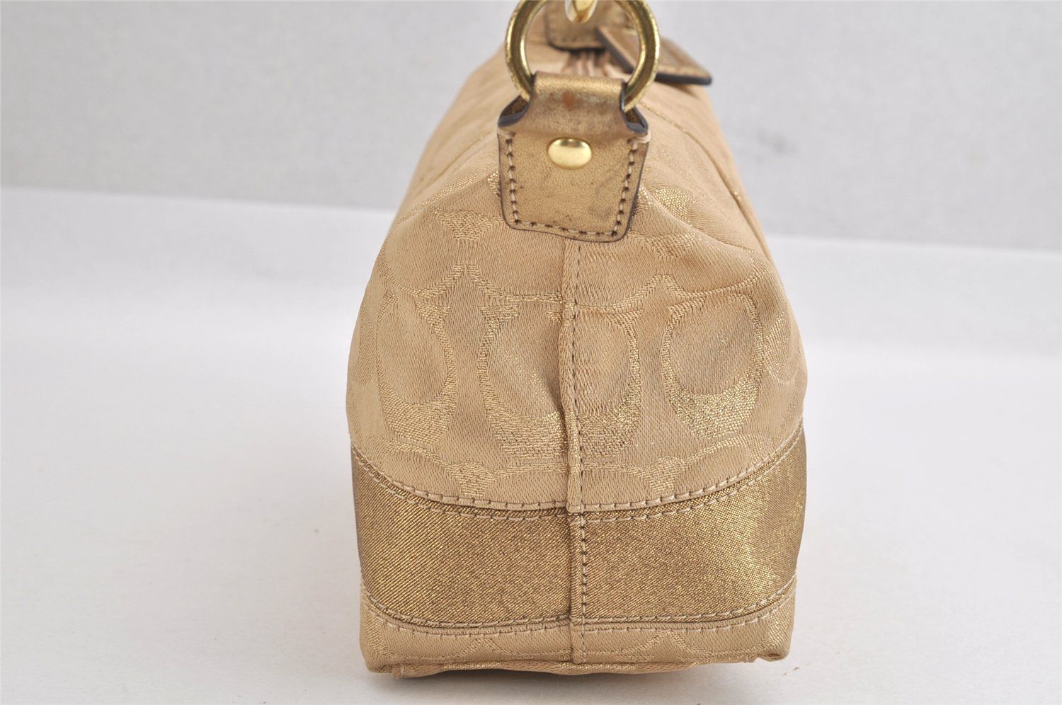 COACH コーチ ヴィンテージ シグネチャー ハンドバッグ ポーチ