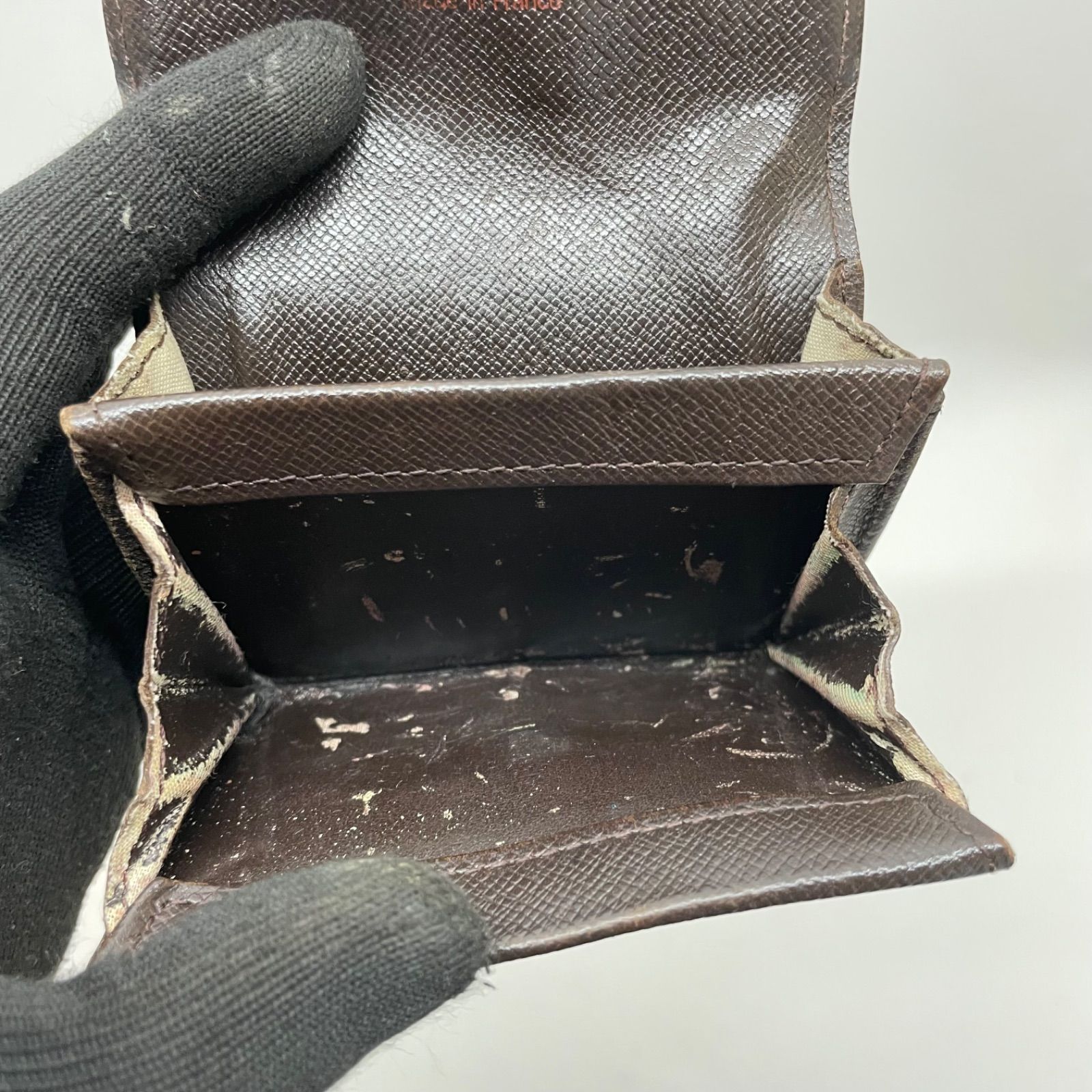b670 外観美品✨ ルイヴィトン ダミエ ポルトモネ・プラ 小銭入れ 楽天市場】LOUIS VUITTON ルイ ヴィトン ダミエ ポルトモネ