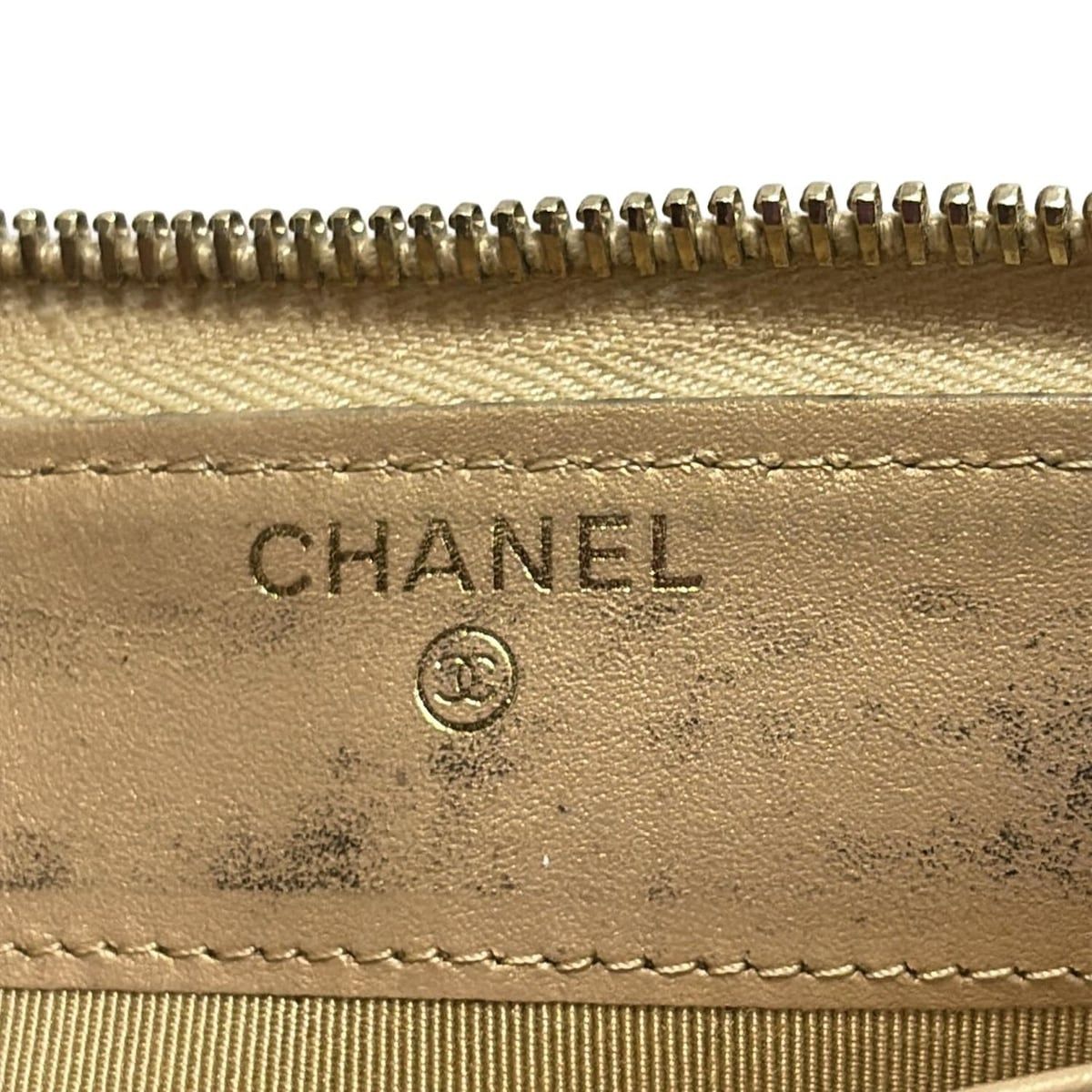 CHANEL マトラッセ ゴールド　長財布 CHANEL(シャネル) 長財布 マトラッセ ゴールド ゴールド金具