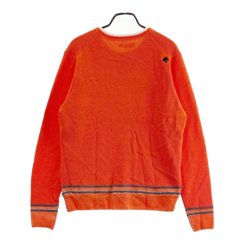サイズ LL SRIXON スリクソン × DESCENTE 裏地付 ニットセーター オレンジ系 240101395241 ゴルフウェア メンズ ストスト