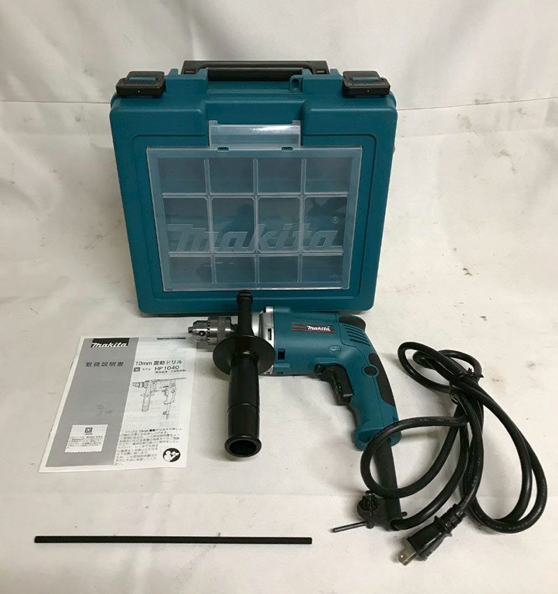 北見市発】マキタ makita 10mm震動ドリル HP1040 青 工具 DIY - メルカリ