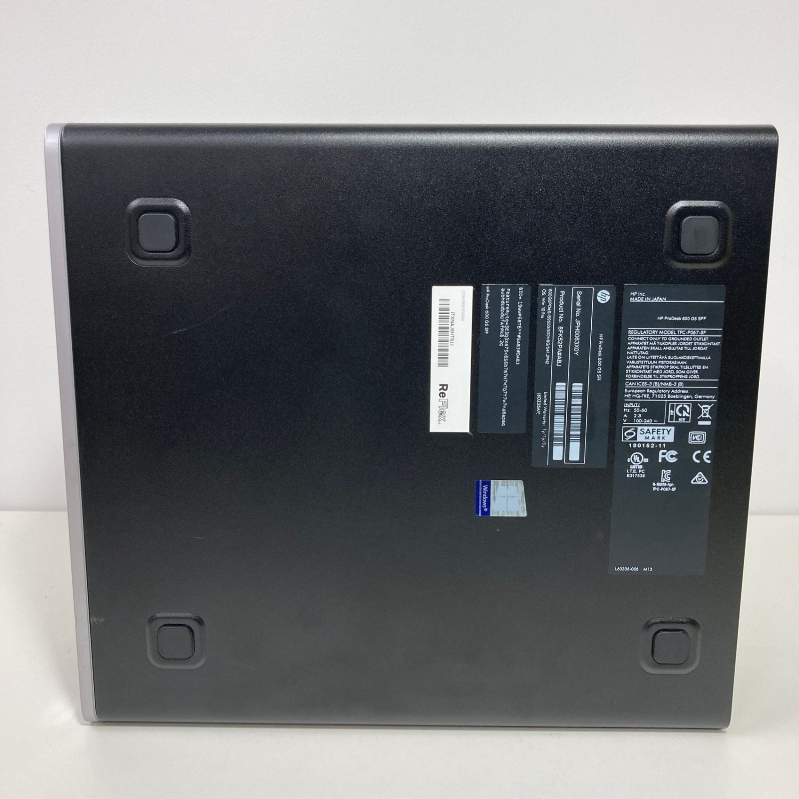 HP ProDesk 600 G5 SF Corei5-9500 CPU 3.00GHz 16GB SSD256GB Windows11 Pro CHRISTIANNAURATH_COM_BR