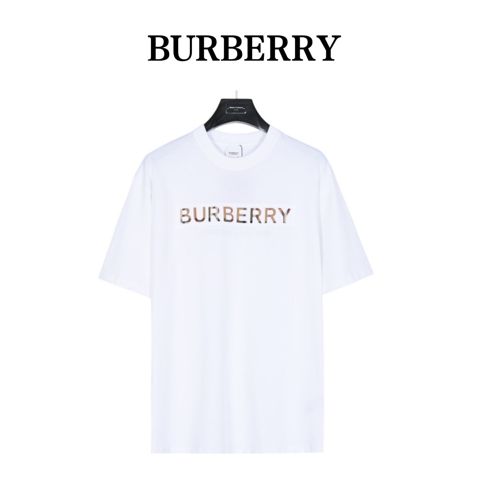 今日特価】Burberry チェックロゴプリント＆刺繍半袖-3 - メルカリ