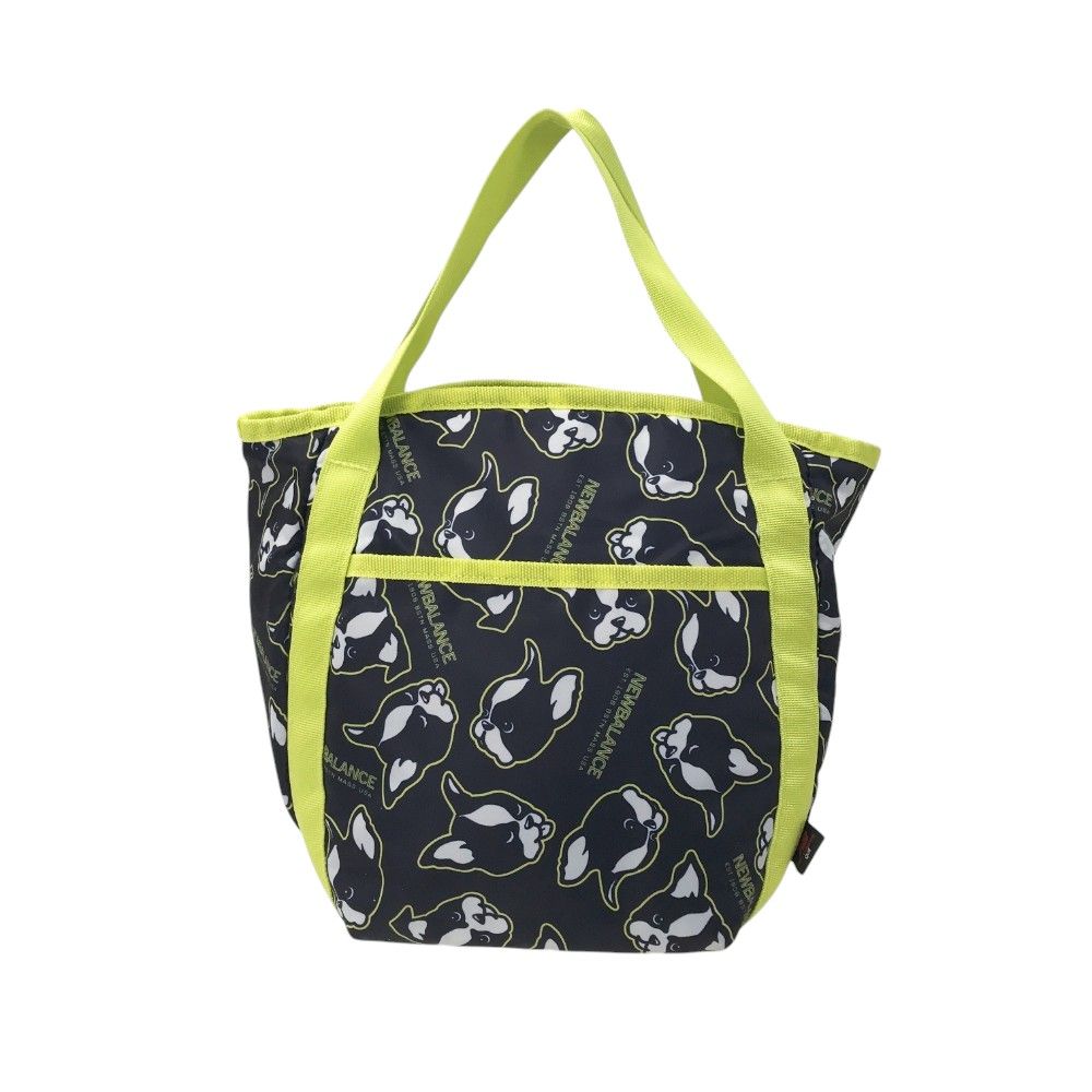 【美品】new balance golf トートバック ボストンテリア柄 New Balance Golf ニューバランス ゴルフ SPORT レディース カウ