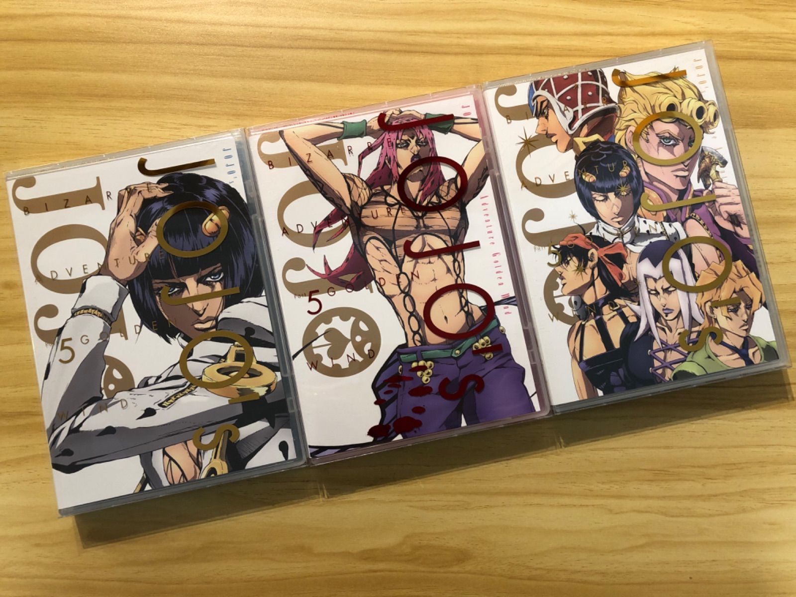 ジョジョの奇妙な冒険 黄金の風 ブルーレイ全10巻セット05230601-02S ジョジョの奇妙な冒険 黄金の風 ブルーレイ全10巻セット05230601