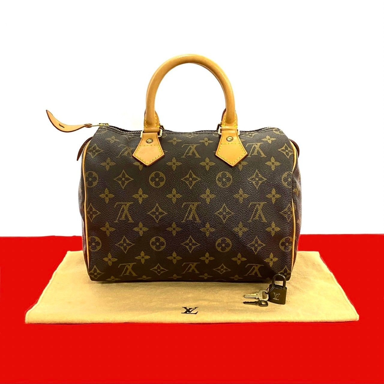 極 美品 LOUIS VUITTON ルイヴィトン スピーディ 25 モノグラム