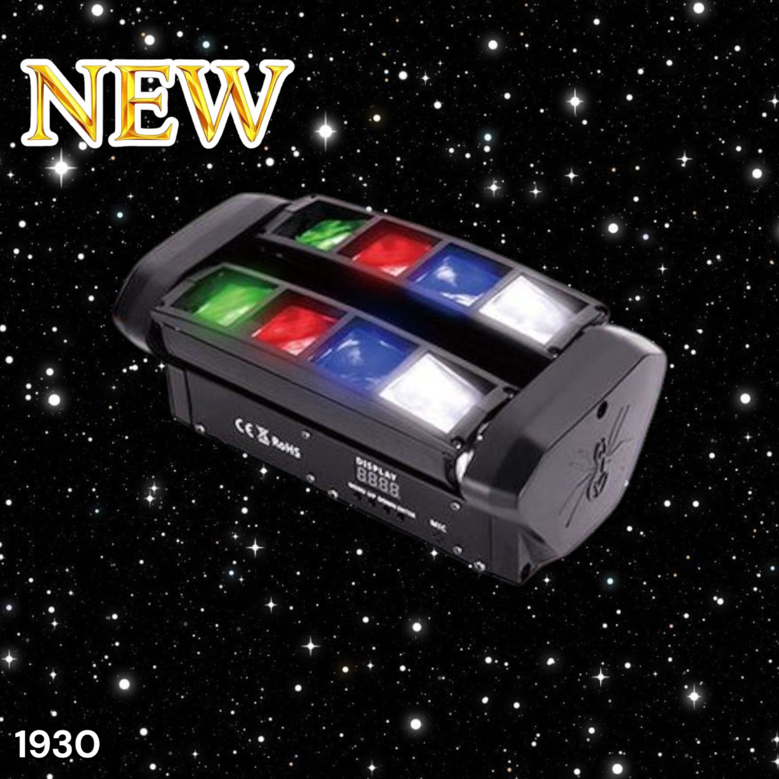 パーティーライト スパイダーライト RGBW LED ステージライト 1930 楽天市場】ムービングライト RGBW LED スパイダーライト 舞台照明