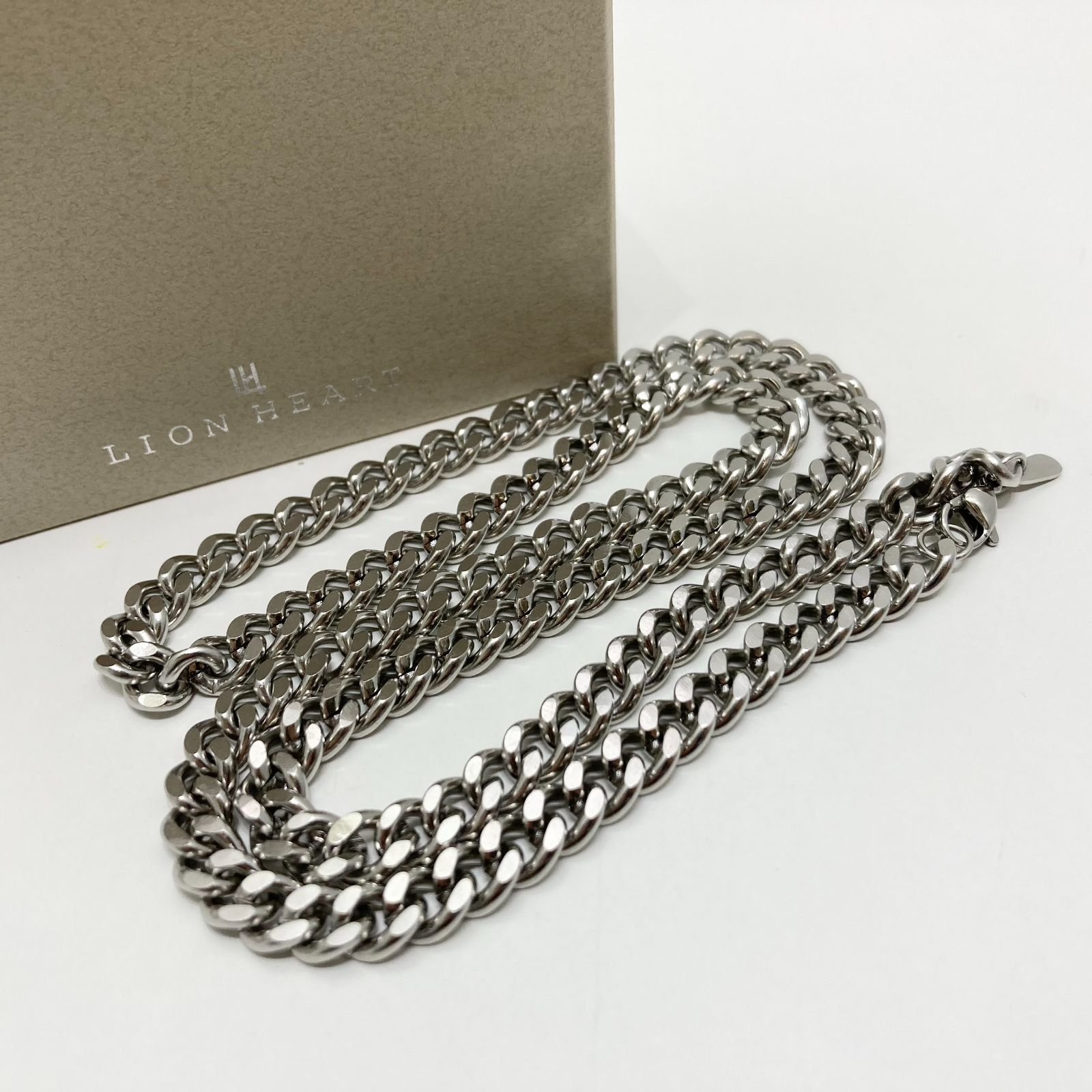 LION HEART ライオンハート 喜平ネックレス サージカルステンレス 