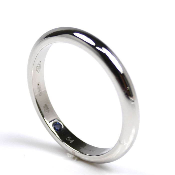 BVLGARI ブルガリ Pt950プラチナ ローマ アモール ウェディングバンド リング 指輪 360019 13.5号 54 4.8g レディース