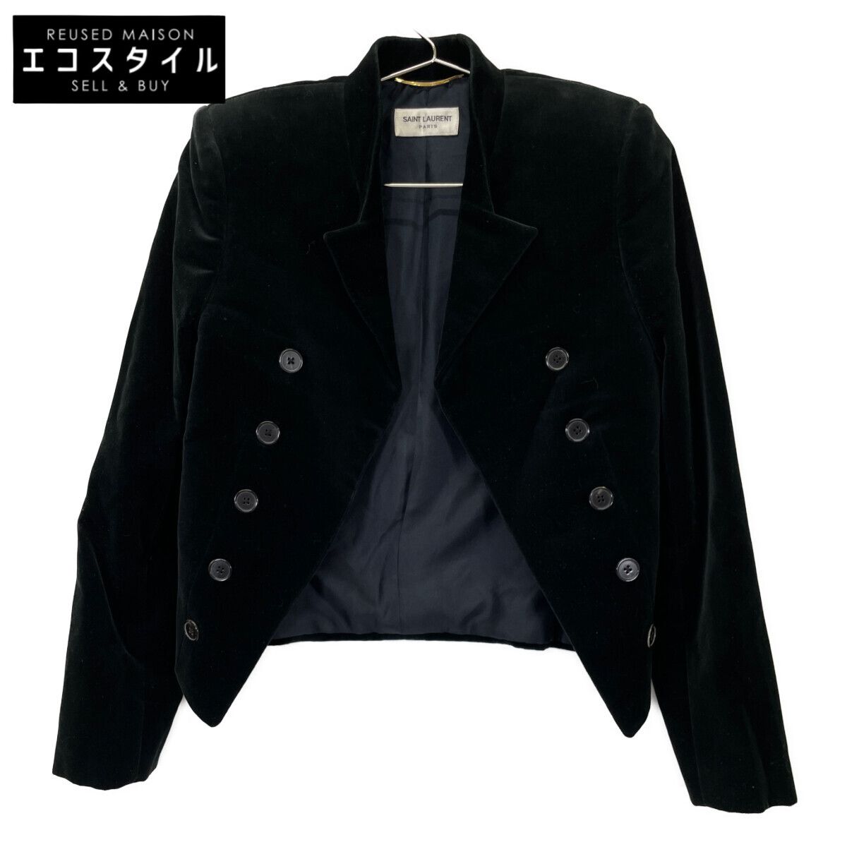 SAINT LAURENT PARIS サンローランパリ 14年製 353674 黒 ﾍﾞﾛｱ