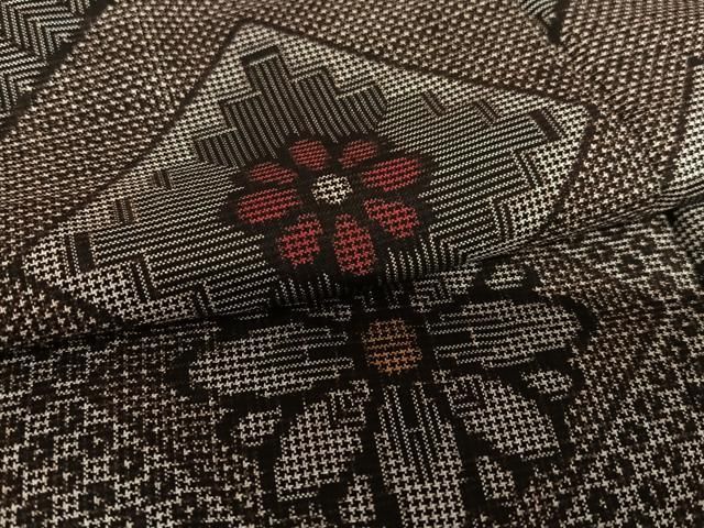 平和屋着物○本場大島紬 龍郷絣 花菱文 正絹 逸品 AAAU8398zg - メルカリ 