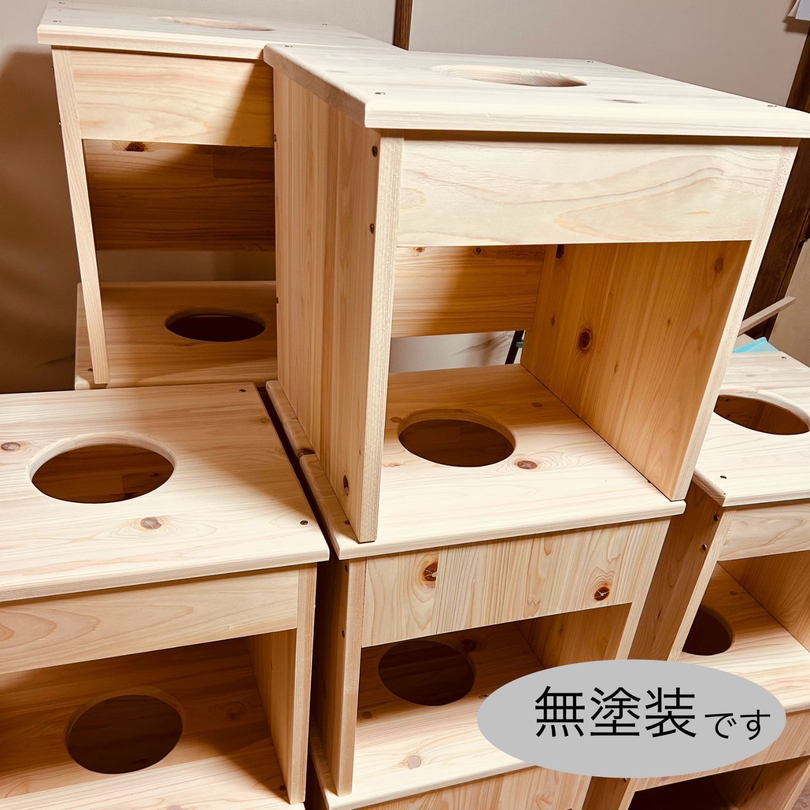 フード付きマントYH 国産ヒノキ椅子のよもぎ蒸しセット
