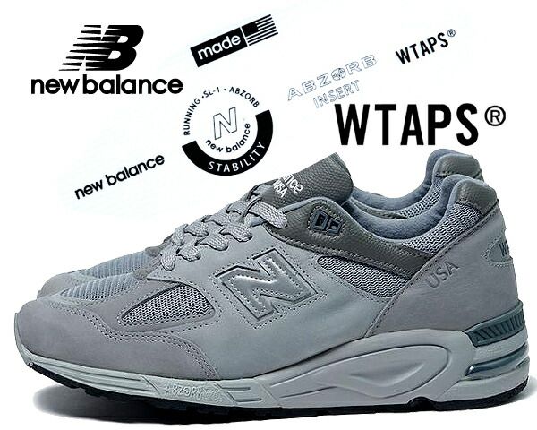 ニューバランス × ダブルタップス M990 V2 NEW BALANCE M990WT2 WTAPS MADE IN U.S.A. Width D グレー コラボレーション 西山徹
