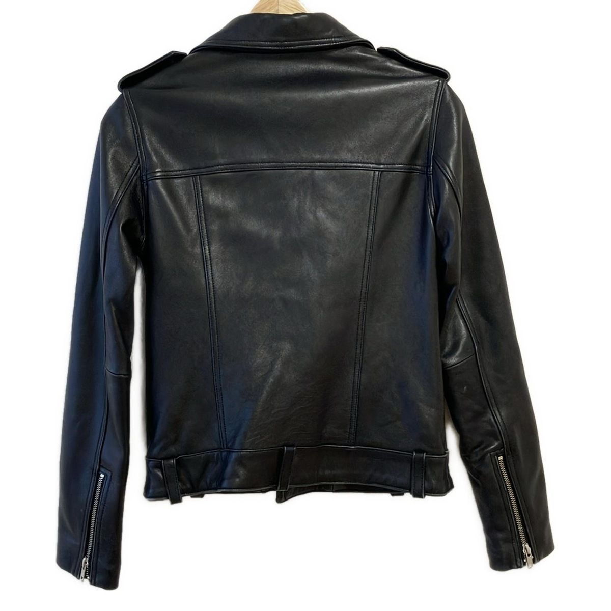 UNGRID アングリッド ライダースジャケット サイズS レディース - 黒 長袖 冬