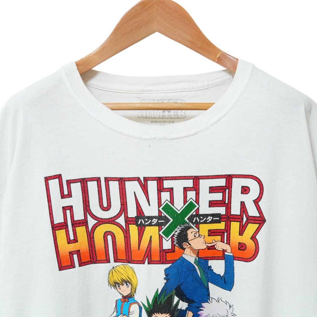 ハンターハンター Tシャツ L ホワイト HUNTER×HUNTER アニメ キャラ