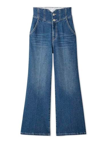 スナイデル Organicハイウエストフ デニムパンツ SWFP245039 レディース BLU