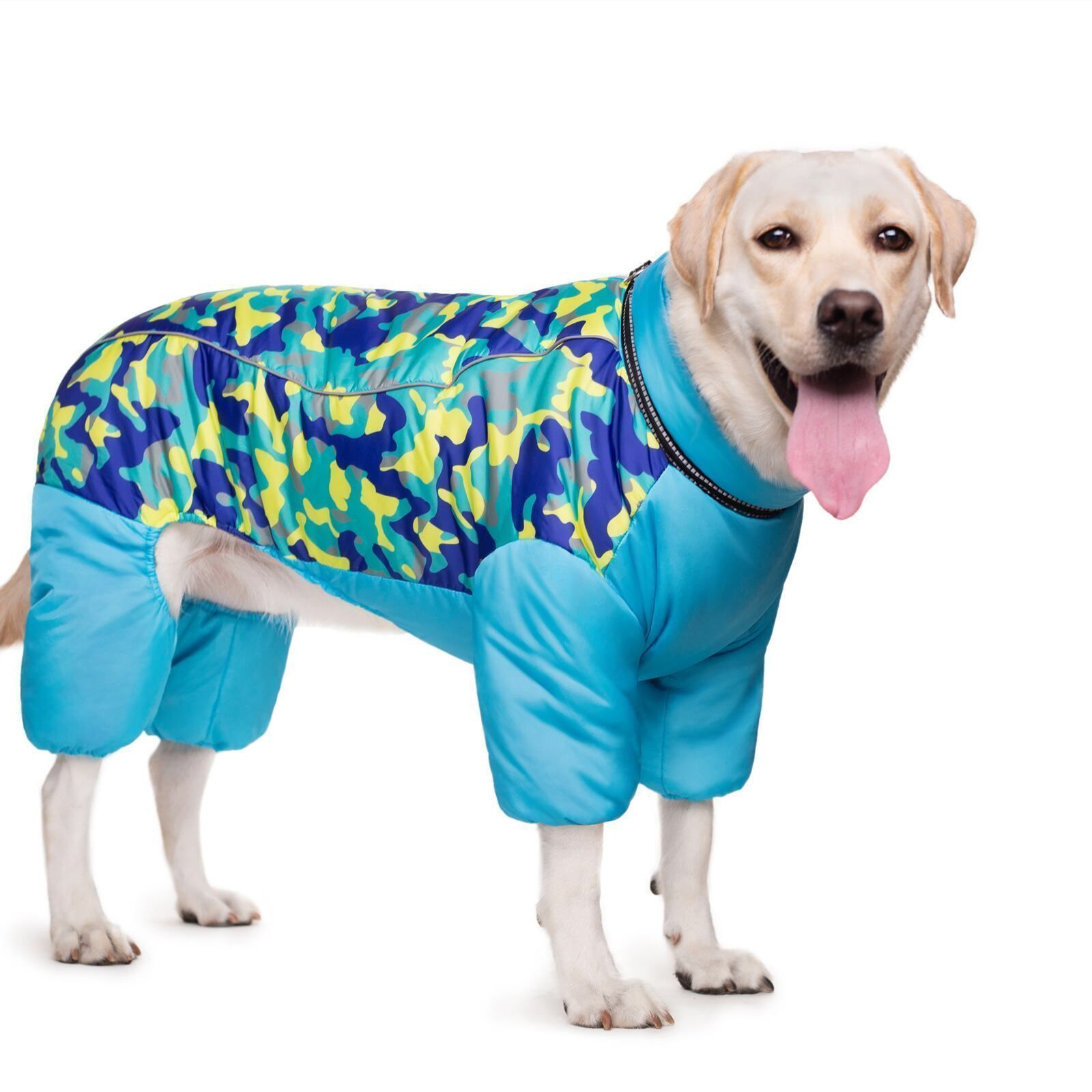 ライトブルー 犬服 ペット服 ドッグウェア 防寒 ダウンジャケット 犬 ドッグ 秋冬 袖あり 撥水加工 暖かい ふわふわ おしゃれ お出かけ お散歩